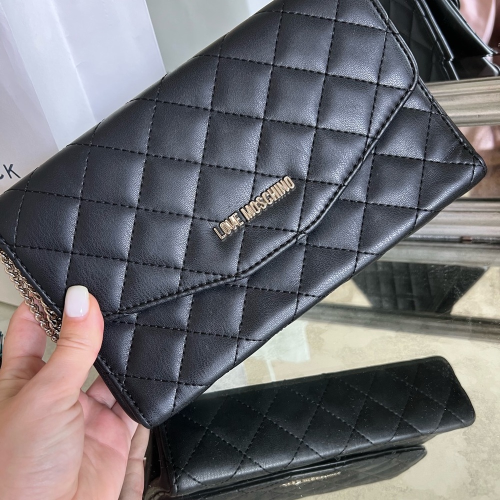 Moschino leather bag